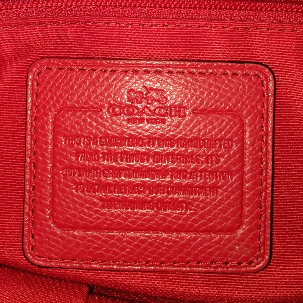 Coach Red Crossbody Bag - Picture 6 of 6